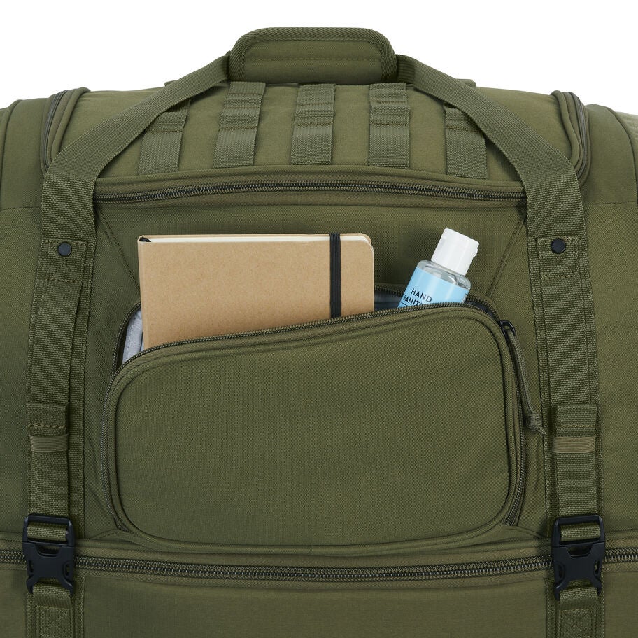 High Sierra Pathsetter 32" Wheeled Duffle in the color Moss. image number 4